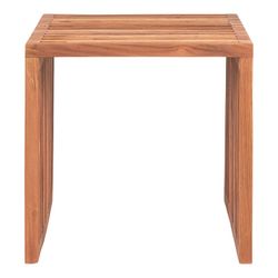 Square side table made of natural teak wood, 40 x 40 x 40 cm | Pego