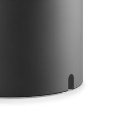 Table d'appoint en acier et eucalyptus en noir et noyer, 35 x 24 x 69 cm | Bellwood