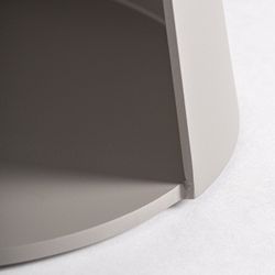Mesa auxiliar de aluminio en gris, 40 x 40 x 48 cm | Wengen