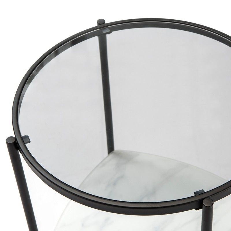 Tables D'Appoint Mosaïque Verre Métal