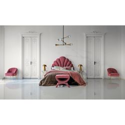 Table d'appoint en fer et marbre Tweng or/blanc, Ø41x60cm