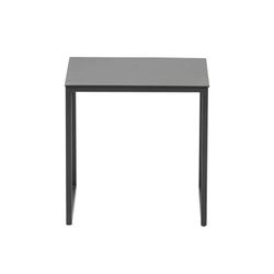 Aluminum garden side table in anthracite, 34.5 x 34.5 x 35 cm | Davis