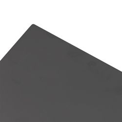 Aluminum garden side table in anthracite, 34.5 x 34.5 x 35 cm | Davis