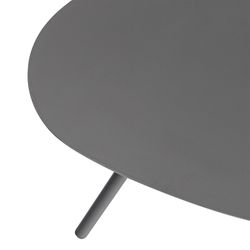 Havebord i antracit i aluminium, 50 x 50 x 50 cm | Galt