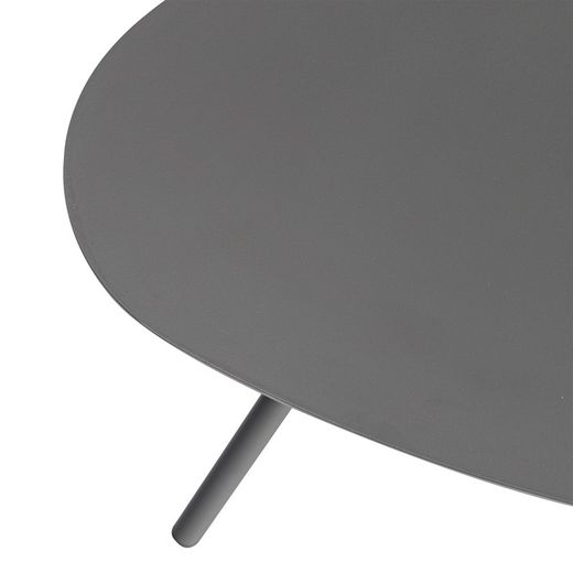 Havebord i antracit i aluminium, 50 x 50 x 50 cm | Galt