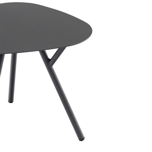 Havebord i antracit i aluminium, 50 x 50 x 50 cm | Galt