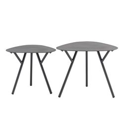 Havebord i antracit i aluminium, 50 x 50 x 50 cm | Galt