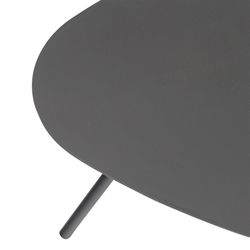 Havebord i antracit i aluminium, 60 x 60 x 45 cm | Galt