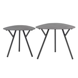 Havebord i antracit i aluminium, 60 x 60 x 45 cm | Galt