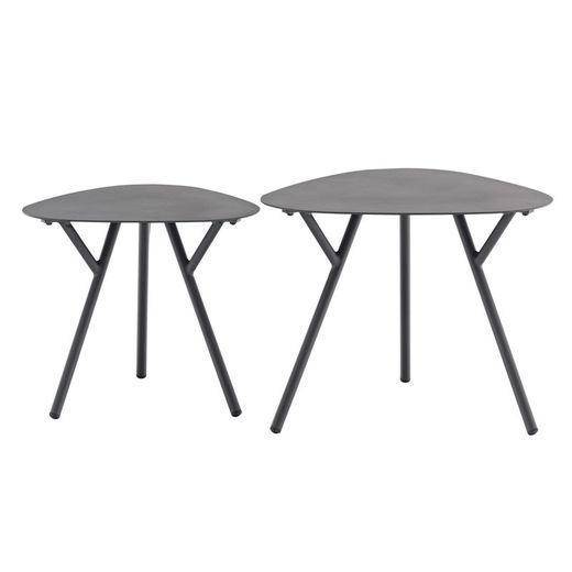 Havebord i antracit i aluminium, 60 x 60 x 45 cm | Galt