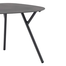 Havebord i antracit i aluminium, 60 x 60 x 45 cm | Galt