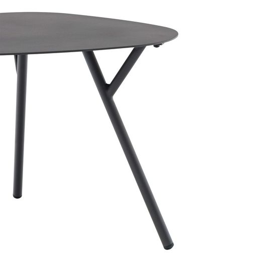 Havebord i antracit i aluminium, 60 x 60 x 45 cm | Galt