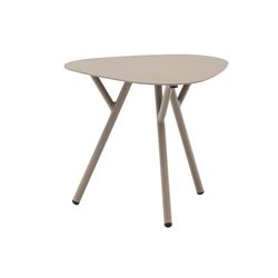 Trädgårdsbord i taupe, 50 x 50 x 50 cm | Galt