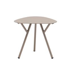 Trädgårdsbord i taupe, 50 x 50 x 50 cm | Galt