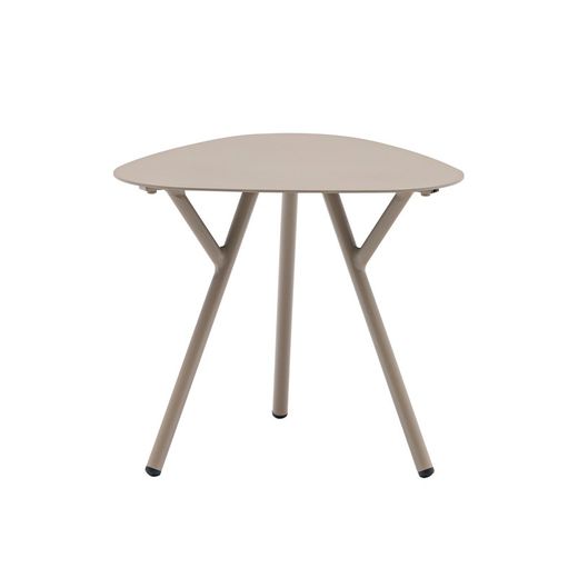 Trädgårdsbord i taupe, 50 x 50 x 50 cm | Galt