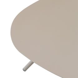 Trädgårdsbord i taupe, 50 x 50 x 50 cm | Galt