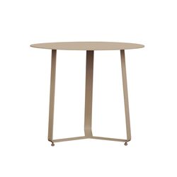 Stort havebord i taupe i aluminium, 60 x 60 x 55 cm | bangor