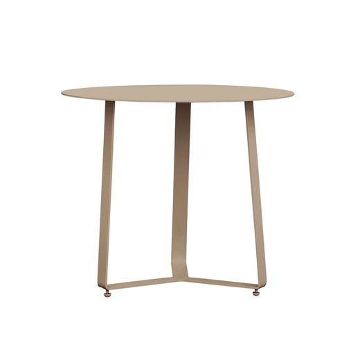 Stort havebord i taupe i aluminium, 60 x 60 x 55 cm | bangor