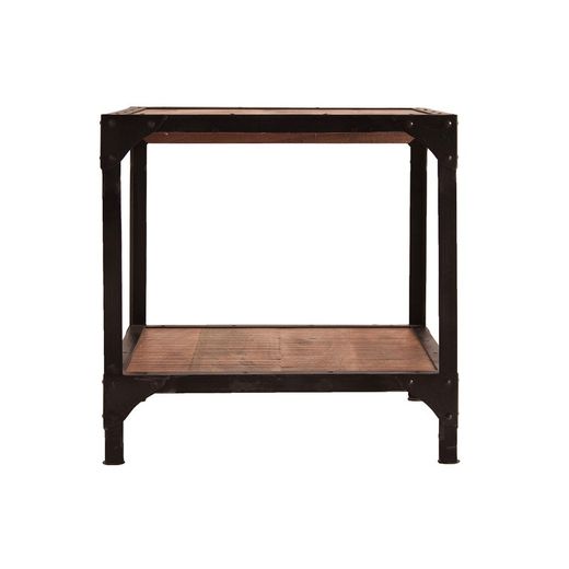 Mesa auxiliar de madera, 60x60x60 cm