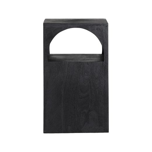 Table d'appoint en bois de manguier noir, 30 x 30 x 50 cm | Kirila