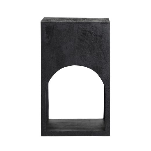 Table d'appoint en bois de manguier noir, 30 x 30 x 50 cm | Kirila