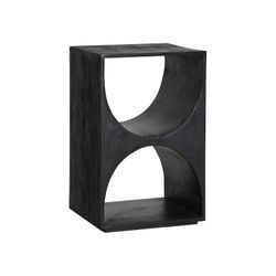 Table d'appoint en manguier noir, 35 x 30 x 55 cm | Kirila