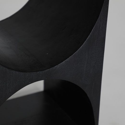 Table d'appoint en manguier noir, 35 x 30 x 55 cm | Kirila