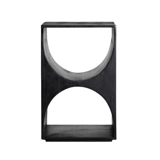 Table d'appoint en manguier noir, 35 x 30 x 55 cm | Kirila