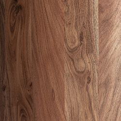 Mesa auxiliar de madera de mango y travertino en marrón y beige, 60 x 35 x 56 cm | Tivoli