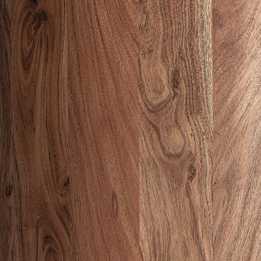 Mesa auxiliar de madera de mango y travertino en marrón y beige, 60 x 35 x 56 cm | Tivoli
