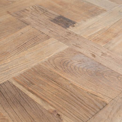 Sidobord av återvunnet almträ, 50x50x55 cm