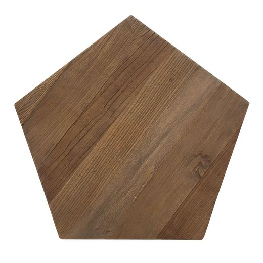 Bijzettafel gemaakt van gerecycled iepenhout, 50x50x59 cm