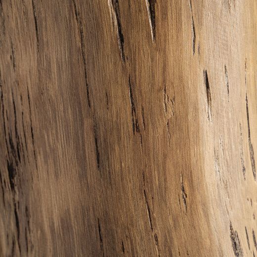 Mesa auxiliar de madera de suar en natural, 29 x 33 x 43 cm | Obernai