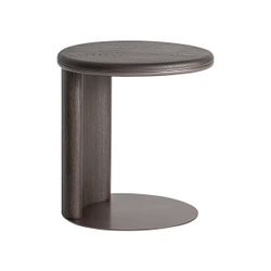 Mesa auxiliar de madera en marrón, 47 x 43 x 51 cm | Pravia