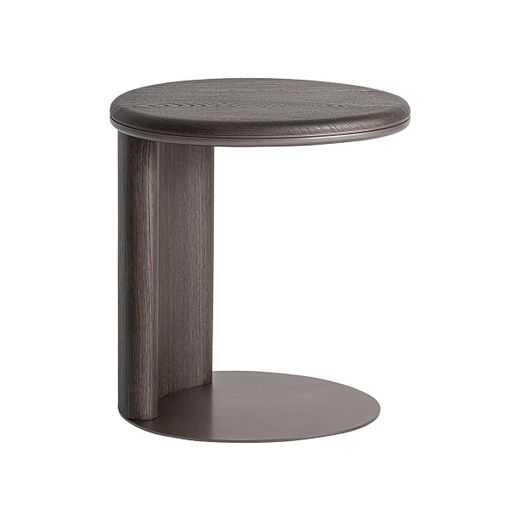 Mesa auxiliar de madera en marrón, 47 x 43 x 51 cm | Pravia