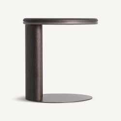 Mesa auxiliar de madera en marrón, 47 x 43 x 51 cm | Pravia