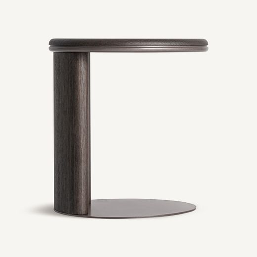 Mesa auxiliar de madera en marrón, 47 x 43 x 51 cm | Pravia