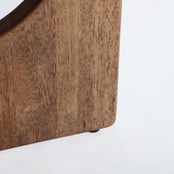 Mesa auxiliar de madera en marrón, 50 x 50 x 51 cm | Lubeca