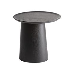 Mesa auxiliar de madera en negro, 55 x 55 x 53 cm | Prayon