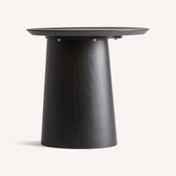Mesa auxiliar de madera en negro, 55 x 55 x 53 cm | Prayon