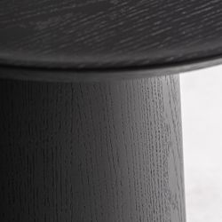 Mesa auxiliar de madera en negro, 55 x 55 x 53 cm | Prayon
