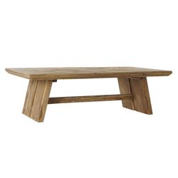 Bijzettafel van gerecycled hout, 130x70x40cm