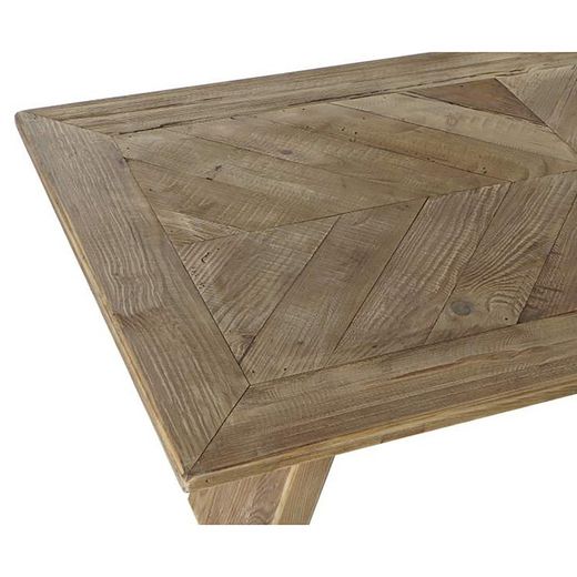 Bijzettafel van gerecycled hout, 130x70x40cm