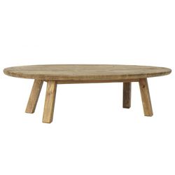 Mesa Lateral Madeira Reciclada, 139x59x35cm