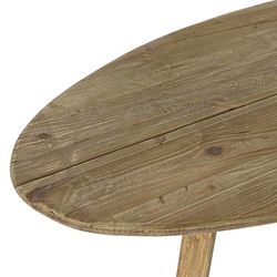 Mesa Lateral Madeira Reciclada, 139x59x35cm