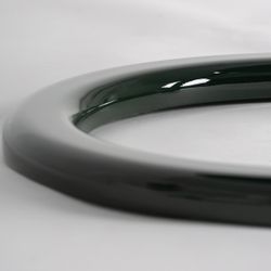Mesa auxiliar de madera y metal en verde y negro, 48,5 x 48,5 x 48 cm | Herisau