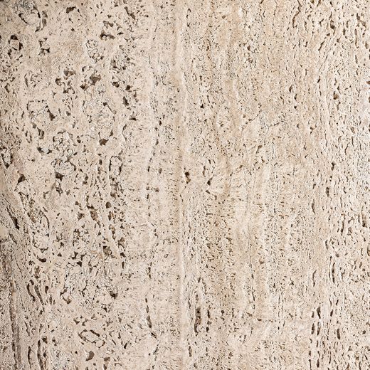 Mesa auxiliar de mármol en beige, 50 x 50 x 50 cm | Theuville