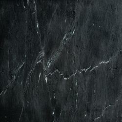 Mesa auxiliar de mármol en negro, 38 x 30 x 51 cm | Marquina