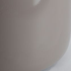 Mesa auxiliar de metal en blanco, 38 x 38 x 45 cm | Grei