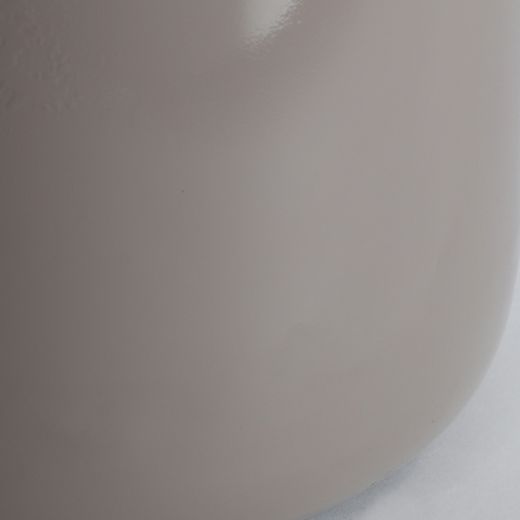 Mesa auxiliar de metal en blanco, 38 x 38 x 45 cm | Grei